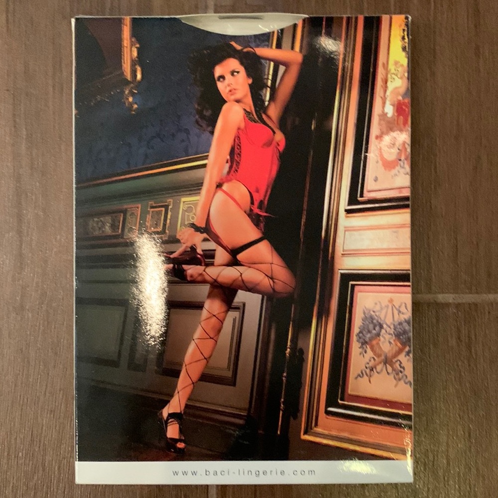 BRAND NEW BACI-LINGERIE FenceNet Thigh Highs.